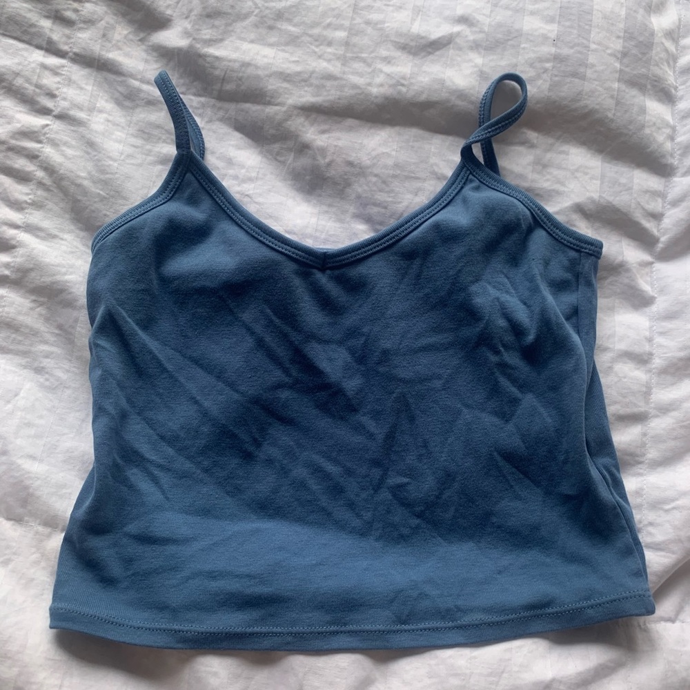 Blue tank top